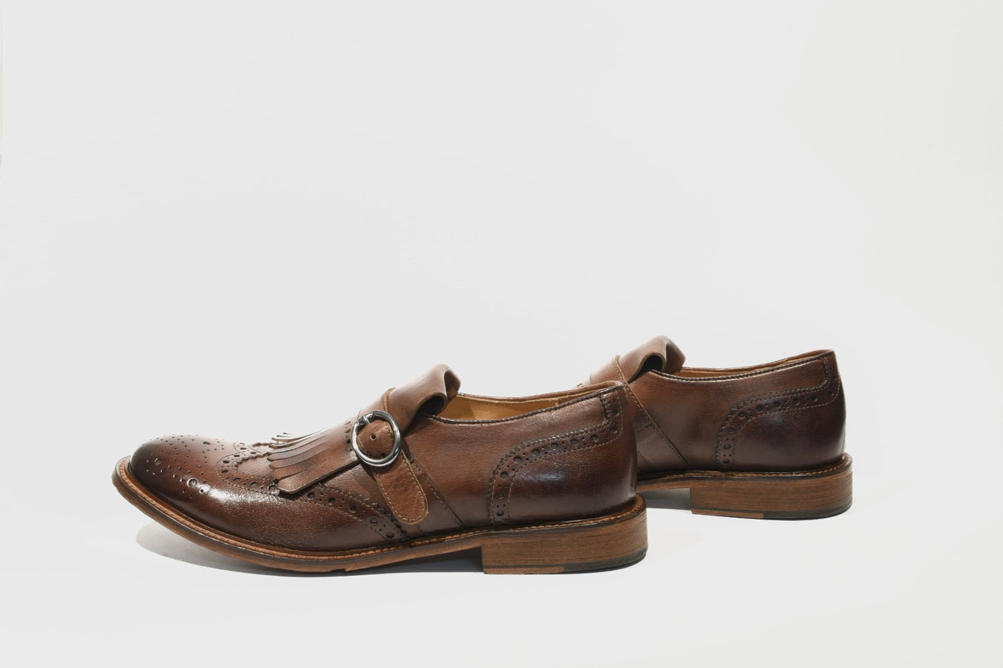 Shalapi Italian Loafers for men in Brown