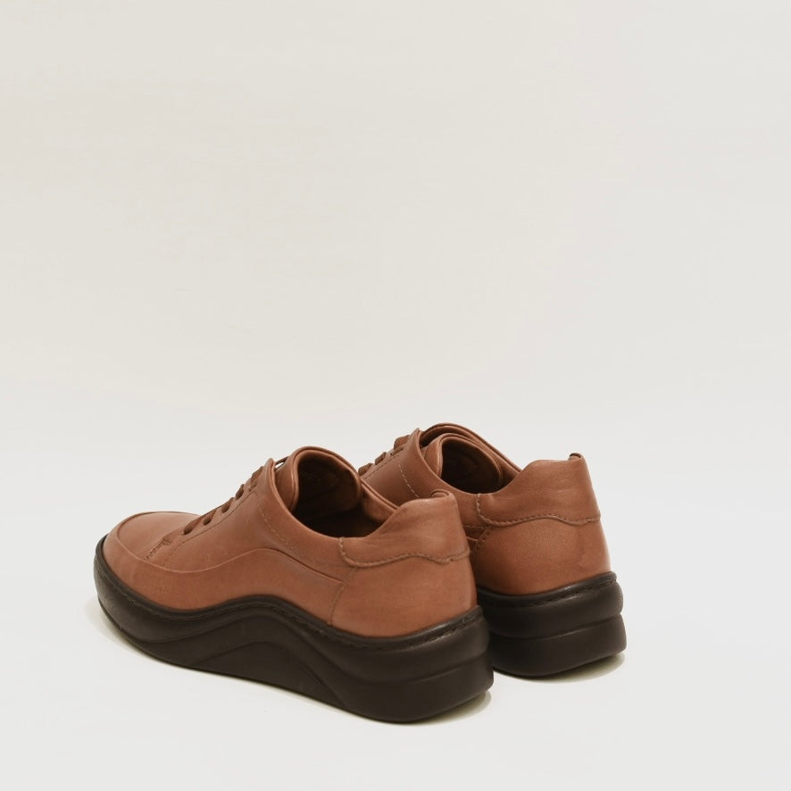 Comfort sneakers for woman in brown