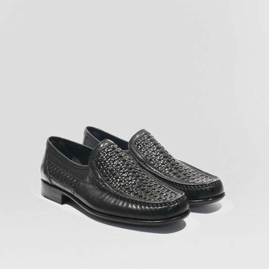 Aronay Turkish Classic loafers for men in Black