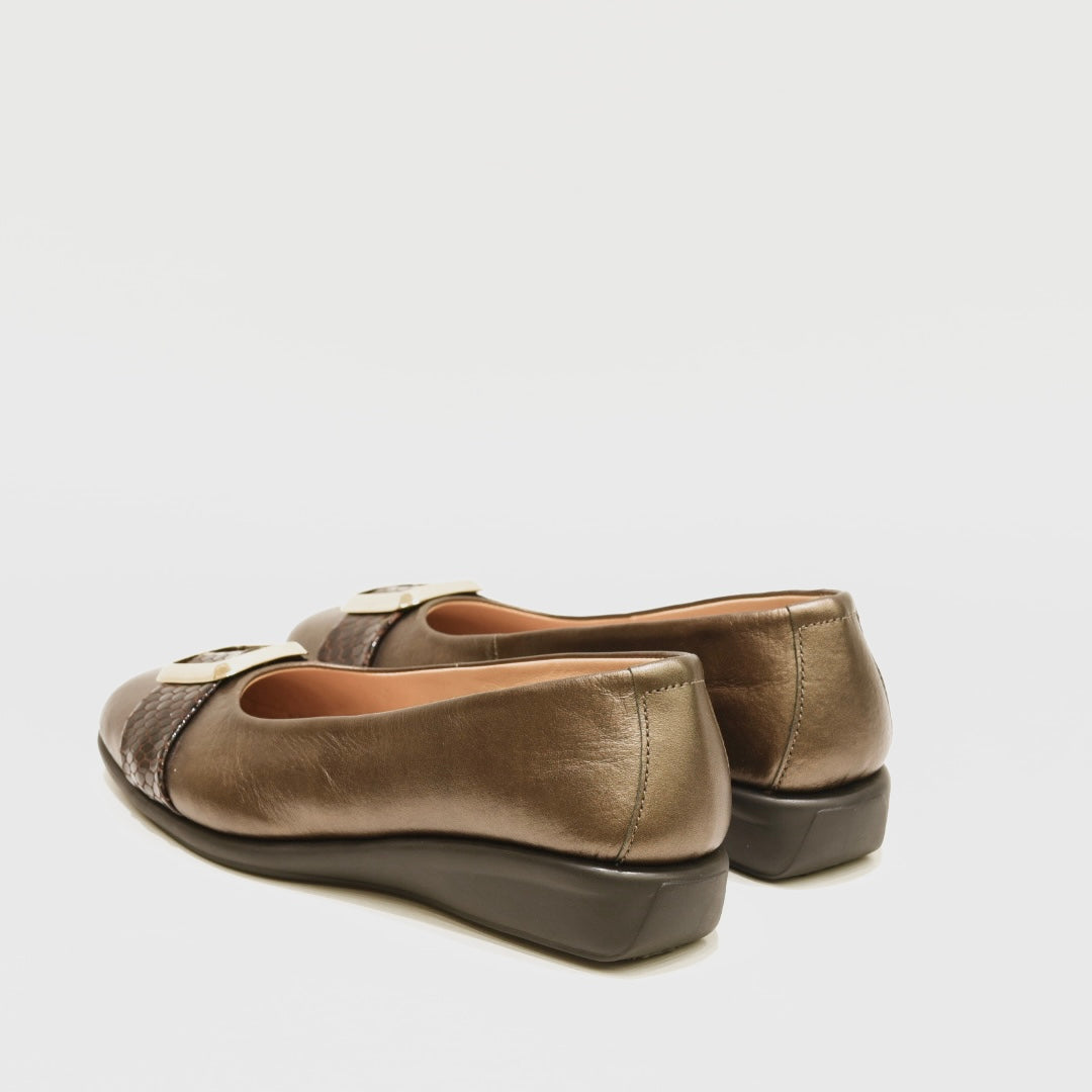 Greece comfort Loafers for woman in gold