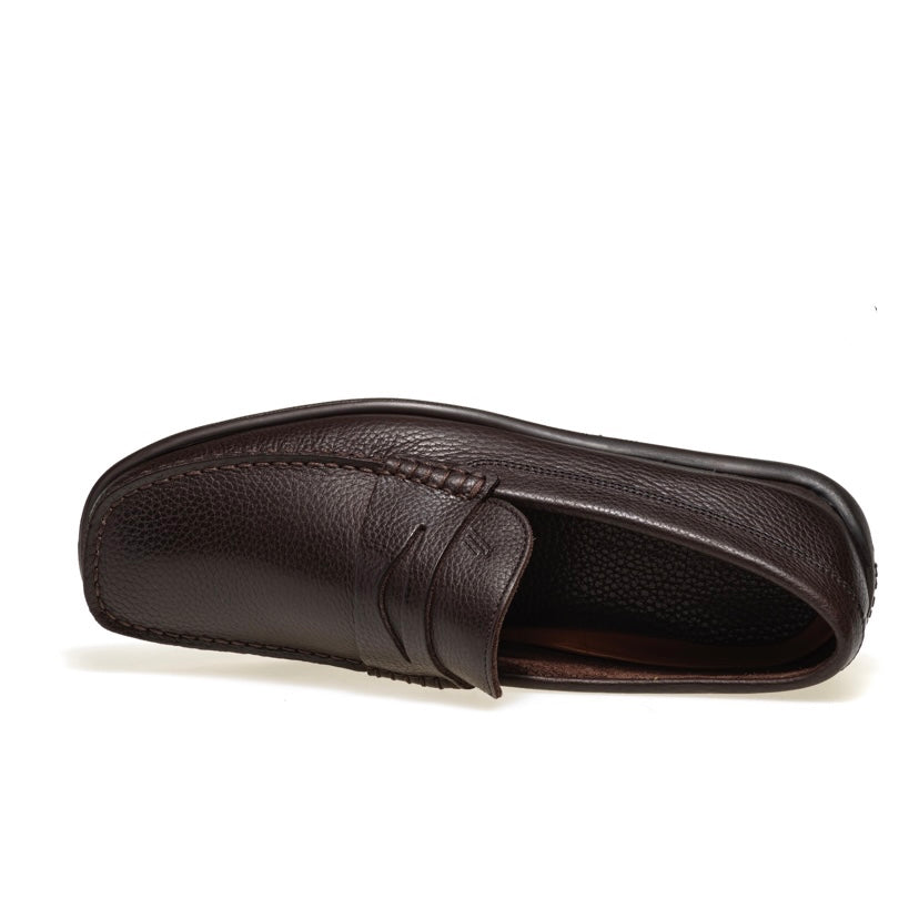 Frau Italian loafers for men in brown