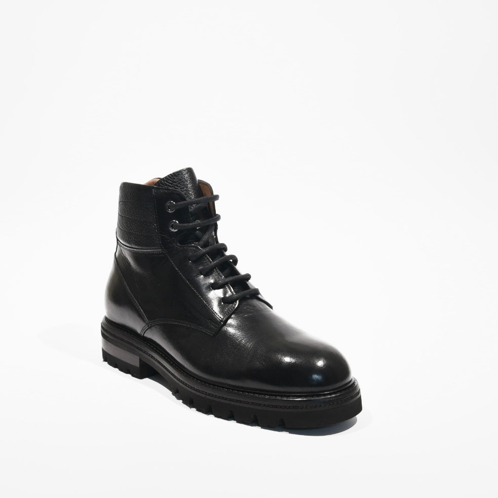 Havana Turkish boots for men in shiny black