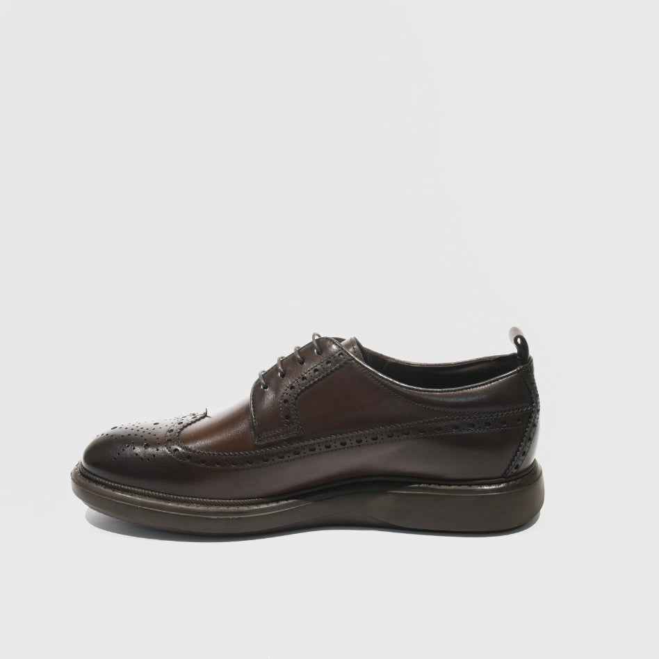 Havana Turkish Causal Oxford lace up shoes for men in brown