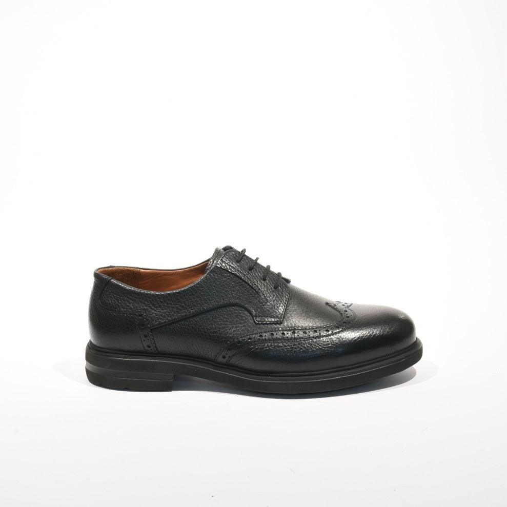 Aronay Turkish Oxford lace up shoes For men in black