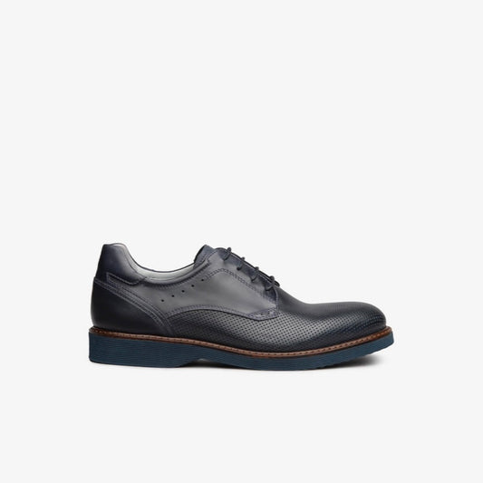 Nero Giardini Italian lace up shoes for men in Dark blue