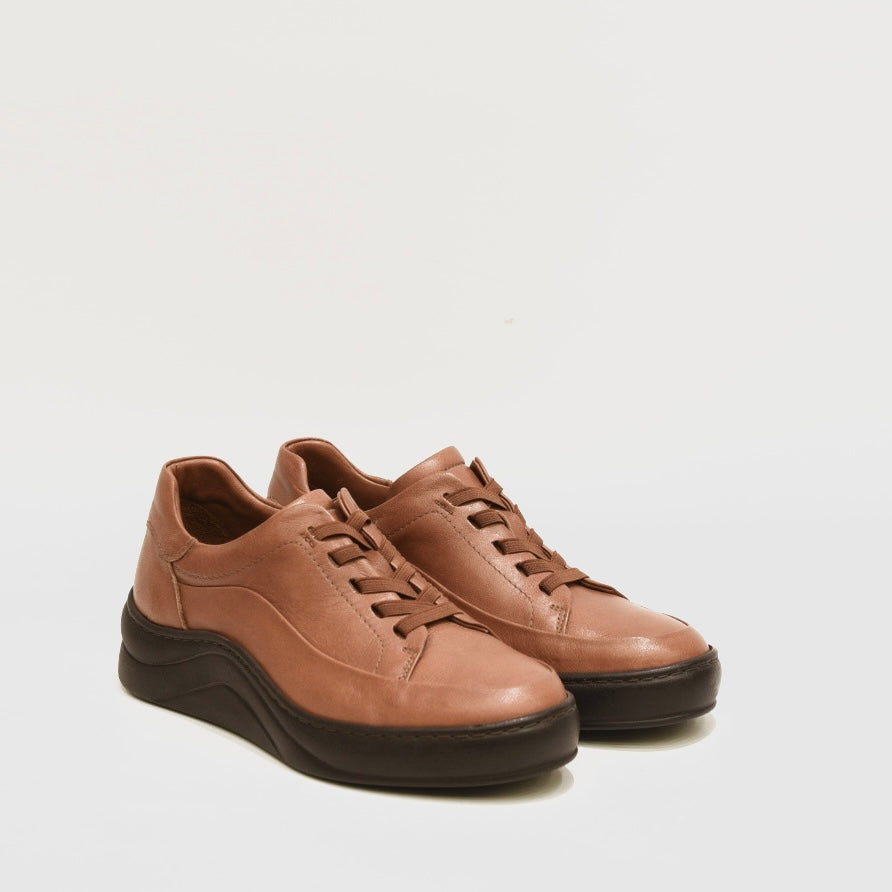 Comfort sneakers for woman in brown