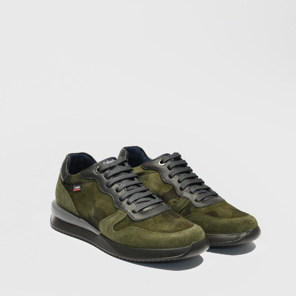 Callaghan Spanish Sneakers for men in suede green