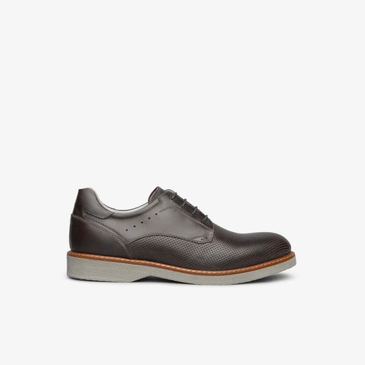 Nero Giardini Italian lace up shoes for men in dark Gray